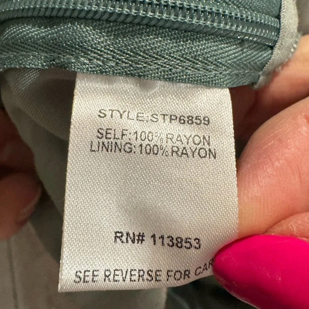 Sugarlips Tropical Print Belted Jumpsuit, Size Small, NWT - Picture 8 of 10